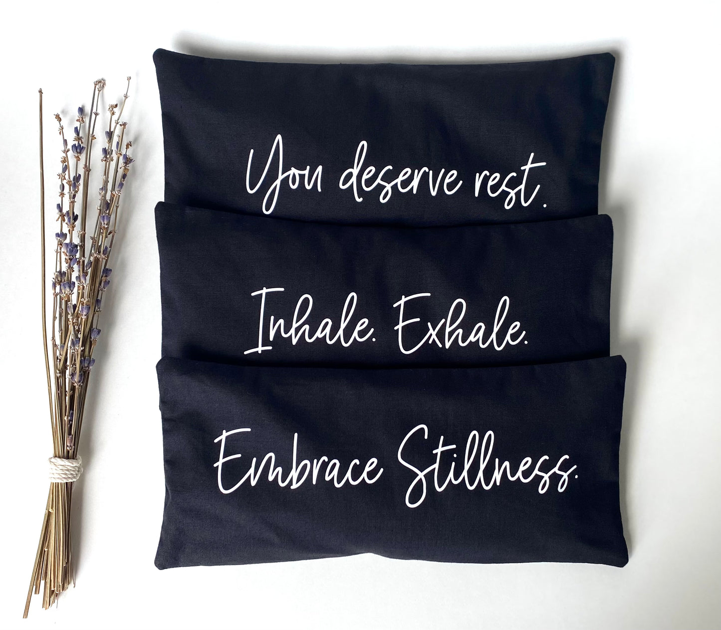 Organic Lavender and Flax Seed Eye Pillows - Peace Within Collection