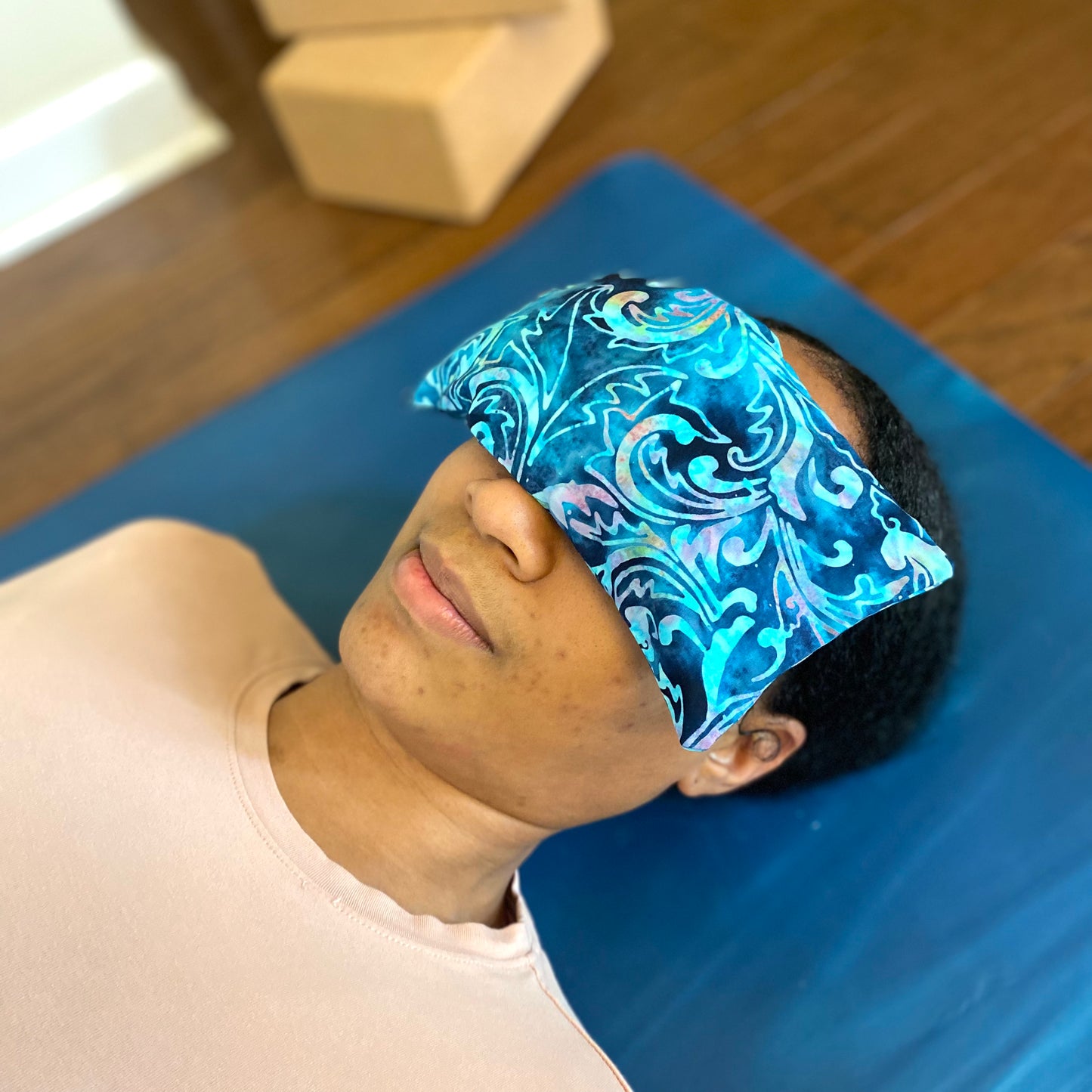 Organic Lavender and Flax Seed Eye Pillows - Bright Batiks Collection