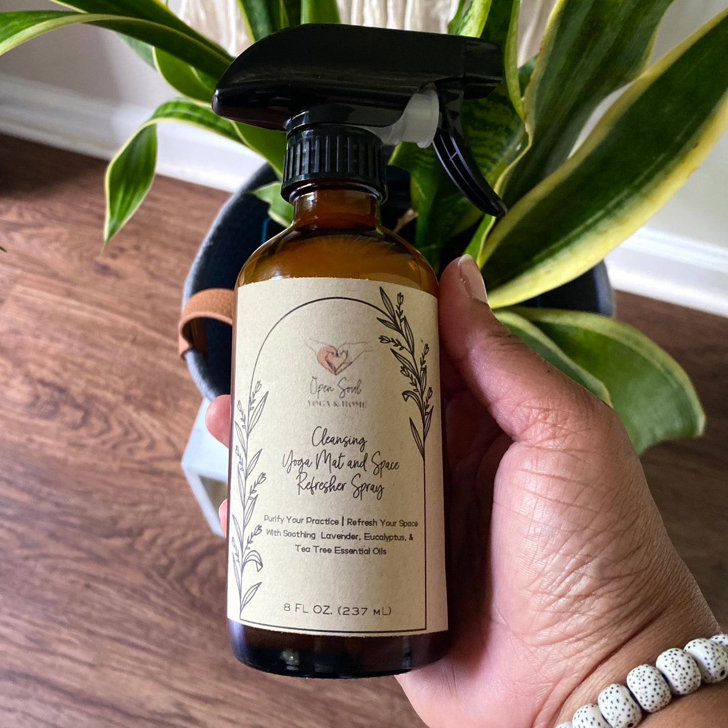 All-natural, Yoga Mat Cleaner and Space Refresher Spray
