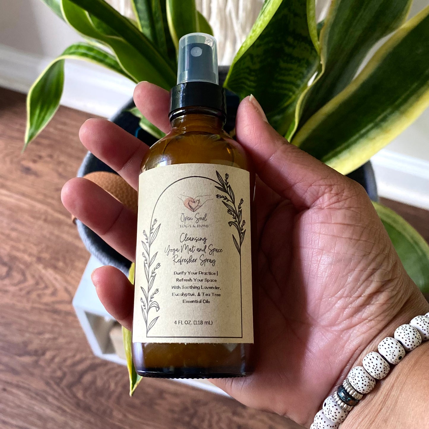 All-natural, Yoga Mat Cleaner and Space Refresher Spray
