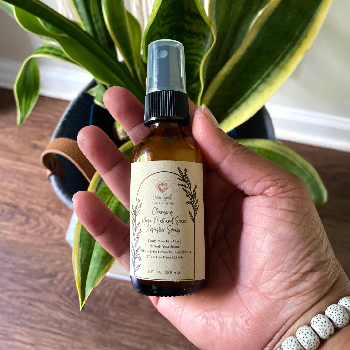 All-natural, Yoga Mat Cleaner and Space Refresher Spray